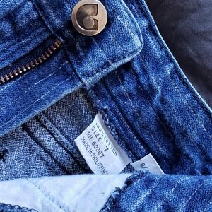 80's Union Bay - Blue/White Pinstriped Size 7 Jeans